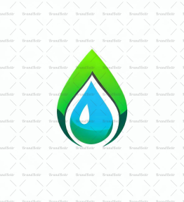 Wassertropfen und Blatt